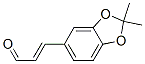 2-Propenal,3-(2,2-dimethyl-1,3-benzodioxol-5-yl)-,(2E)-(9CI) Struktur