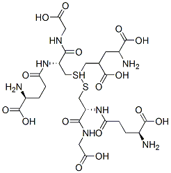 glutathione, S-(4-amino-2,4-dicarboxybutyl)- Struktur