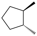 trans-1,2-Dimethylcyclopentane Struktur