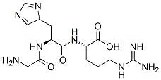 glycyl-histidyl-arginine Struktur