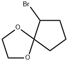 6-BroMo-1,4-dioxaspiro[4.4]nonane Struktur