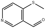 3-Pyridinecarboxaldehyde, 4-(methylthio)- (9CI) Struktur