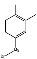 4-FLUORO-3-METHYLPHENYLMAGNESIUM BROMIDE Struktur