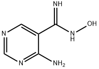 5-Pyrimidinecarboximidamide,4-amino-N-hydroxy- Struktur