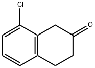 8-Chloro-2-tetralone Struktur