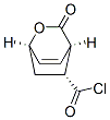 2-Oxabicyclo[2.2.2]oct-7-ene-5-carbonyl chloride, 3-oxo-, (1alpha,4alpha,5alpha)- (9CI) Struktur