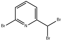 2-bromo-6-(dibromomethyl) pyridine Struktur