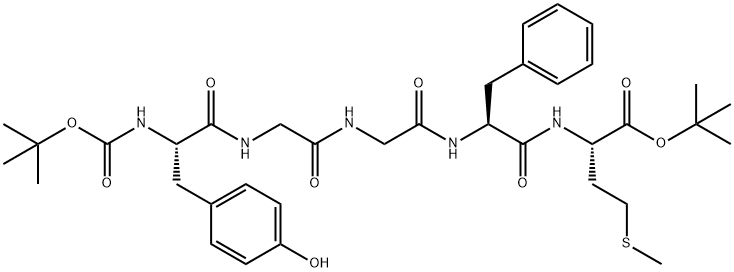 BOC-MET-ENKEPHALIN-T-BUTYL ESTER Struktur