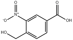 4-HYDROXYMETHYL-3-NITROBENZOIC ACID Struktur