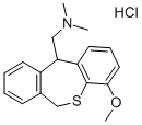 4-Methoxy-11-(dimethylaminomethyl)-6,11-dihydrodibenzo(b,e)thiepin hyd rochloride Struktur