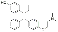 (E)-4-[1-[[4-[2-(DiMethylaMino)ethoxy]phenyl]phenylMethylene]propyl]phenol Struktur