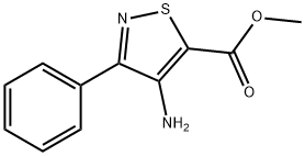 Methyl 4-aMino-3-phenylisothiazole-5-carboxylate Struktur