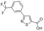 3-(3-(Trifluoromethyl)phenyl)-5-isothiazolecarboxylic acid Struktur