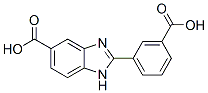 2-(3-Carboxyphenyl)-1H-benzimidazole-5-carboxylic acid Struktur