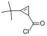 2-Cyclopropene-1-carbonyl chloride, 2-(1,1-dimethylethyl)- (9CI) Struktur