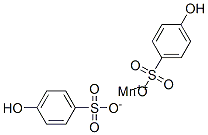 manganese bis(4-hydroxybenzenesulphonate)  Struktur