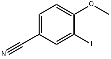 3-Iodo-4-methoxybenzonitrile Struktur