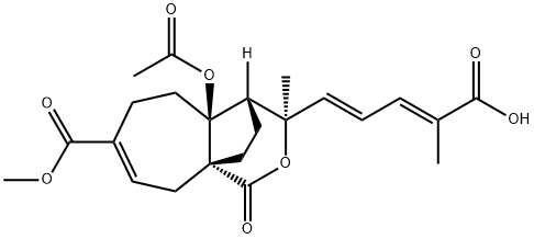 PSEUDOLARIC ACID B Struktur