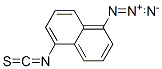 5-isothiocyanato-1-naphthalene azide Struktur