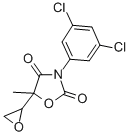 2,4-Oxazolidinedione, 3-(3,5-dichlorophenyl)-5-methyl-5-oxiranyl- Struktur