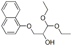 1,1-diethoxy-3-(1-naphthoxy)-2-propanol Struktur