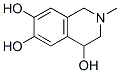 2-methyl-3,4-dihydro-1H-isoquinoline-4,6,7-triol Struktur