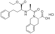 Quinapril hydrochloride Structure