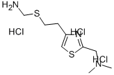 2-(DIMETHYLAMINOMETHYL)-4-(2-AMINOMETHYLTHIOMETHYL)THIAZOLE TRIHYDROCHLORIDE Struktur