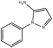 5-氨基-1-苯基吡唑 結(jié)構(gòu)式