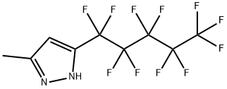 3-(UNDECAFLUORO-1-PENTYL)-5-(METHYL)PYRAZOLE Struktur