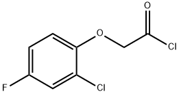 (2-chloro-4-fluorophenoxy)acetyl chloride Struktur