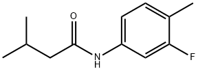 Butanamide, N-(3-fluoro-4-methylphenyl)-3-methyl- (9CI) Struktur