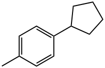 BENZENE, 1-CYCLOPENTYL-4-METHYL- Struktur