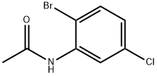 N-Acetyl2-bromo-5-chloroaniline Struktur