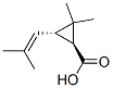 trans-chrysanthemic acid Struktur