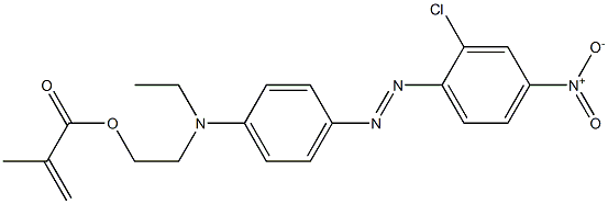 DISPERSE RED 13 METHACRYLATE  98 Struktur