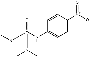 N,N,N',N'-tetramethyl-N''-(4-nitrophenyl)phosphoric triamide Struktur