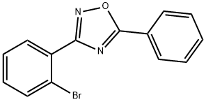 3-(2-Bromophenyl)-5-phenyl-1,2,4-oxadiazole Struktur