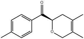 Methanone, [(2R)-3,6-dihydro-4,5-dimethyl-2H-pyran-2-yl](4-methylphenyl)- (9CI) Struktur