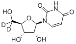 [5',5''-2H2]URIDINE Struktur