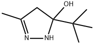 1H-Pyrazol-5-ol,  5-(1,1-dimethylethyl)-4,5-dihydro-3-methyl- Struktur