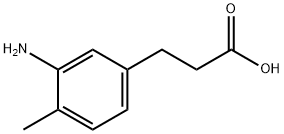 3-(3-amino-4-methylphenyl)propanoic acid Struktur