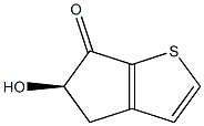 6H-Cyclopenta[b]thiophen-6-one,4,5-dihydro-5-hydroxy-,(5R)-(9CI) Struktur