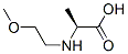 Alanine, N-(2-methoxyethyl)- (9CI) Struktur