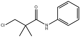 3-CHLORO-2,2-DIMETHYL-N-PHENYLPROPANAMIDE Struktur