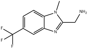 1H-Benzimidazole-2-methanamine,1-methyl-5-(trifluoromethyl)-(9CI) Struktur