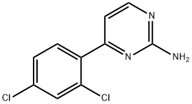 4-(2,4-DICHLOROPHENYL)PYRIMIDIN-2-AMINE Struktur