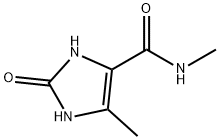 1H-Imidazole-4-carboxamide,  2,3-dihydro-N,5-dimethyl-2-oxo- Struktur