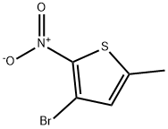 3-Bromo-5-methyl-2-nitrothiophene Struktur