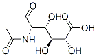 2-(Acetylamino)-2-deoxy-L-galacturonic acid Struktur